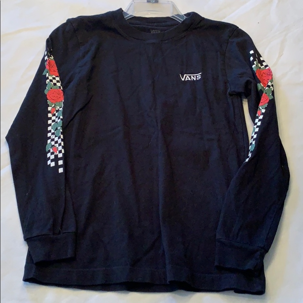 VANS black long sleeve T-shirt XS